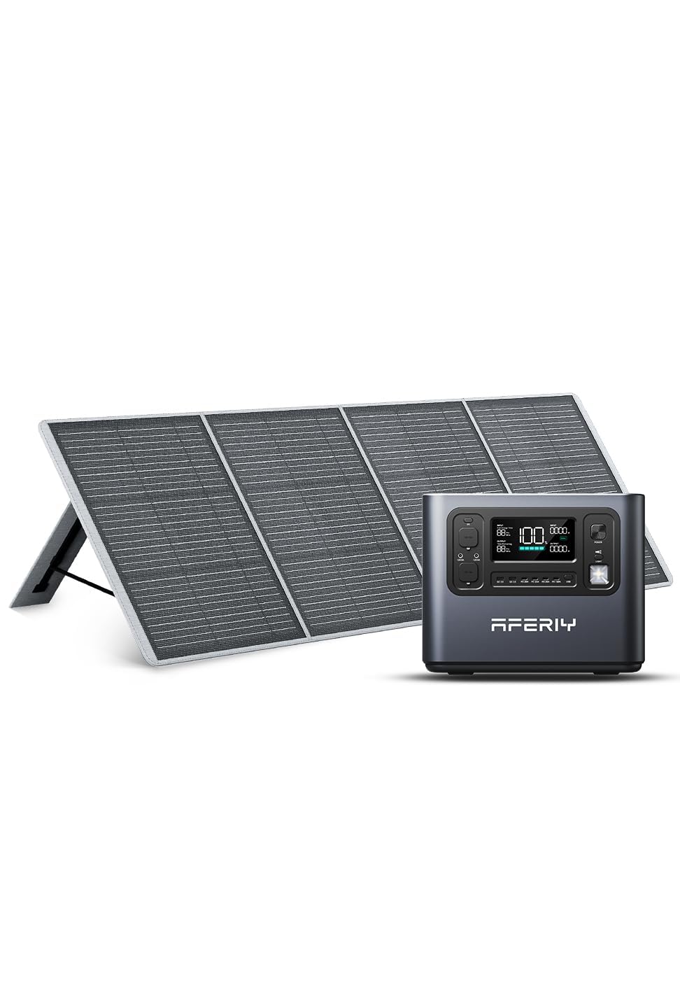 Amazon.co.jp: AFERIY P110 1248Wh ポータブル電源セット 1200W+200W